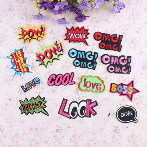 Iron On Letter Patches