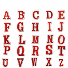 English Alphabet Letters Patches