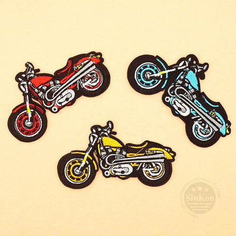 Motorcycle Embroidery Patch