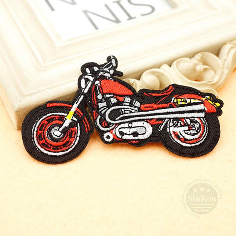 Motorcycle Embroidery Patch
