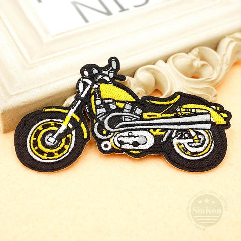 Motorcycle Embroidery Patch