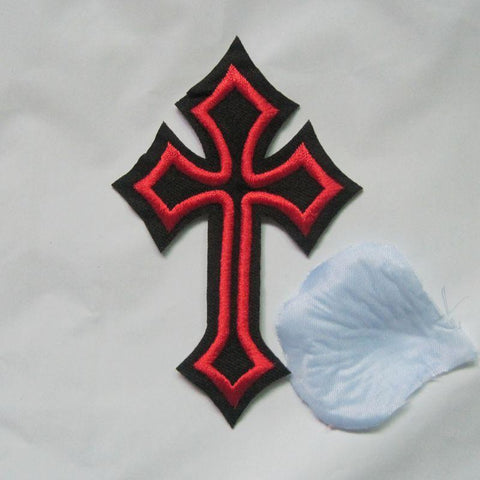 Cross Iron On Patch