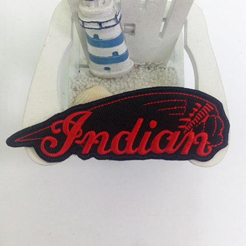 Indians Motorcycle Iron On Patch