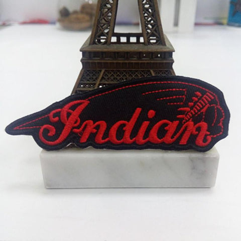 Indians Motorcycle Iron On Patch