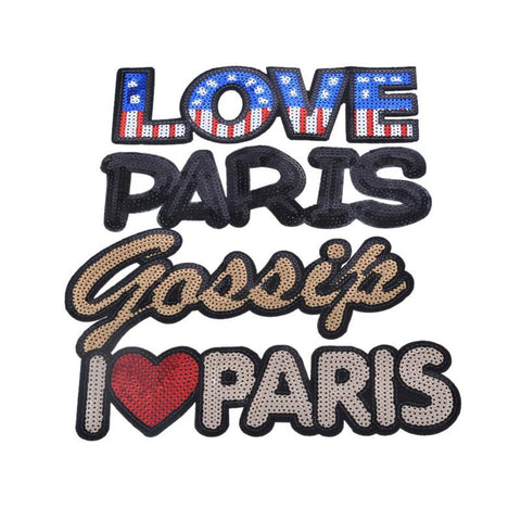 Sequined Iron On Patches