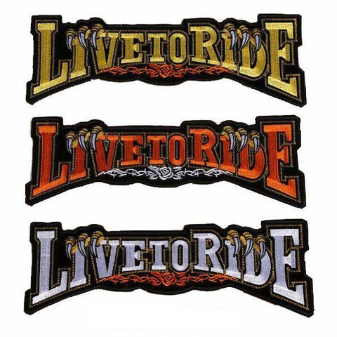 Iron On Large Biker Patches