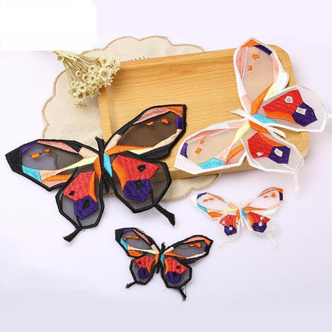 Exquisite Cartoon Color Butterfly Patches