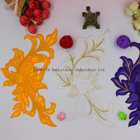 3D Flower Embroidery Iron On Patch