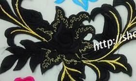 3D Flower Embroidery Iron On Patch