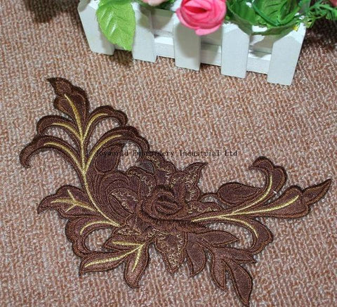 3D Flower Embroidery Iron On Patch