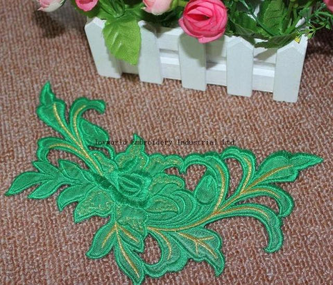 3D Flower Embroidery Iron On Patch