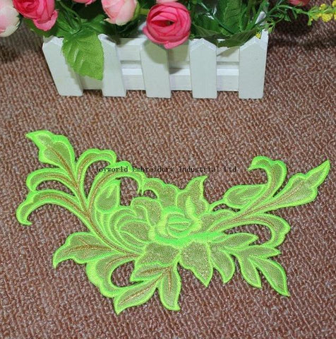 3D Flower Embroidery Iron On Patch