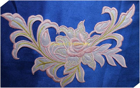 3D Flower Embroidery Iron On Patch