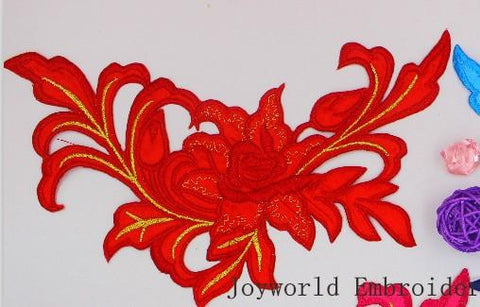 3D Flower Embroidery Iron On Patch