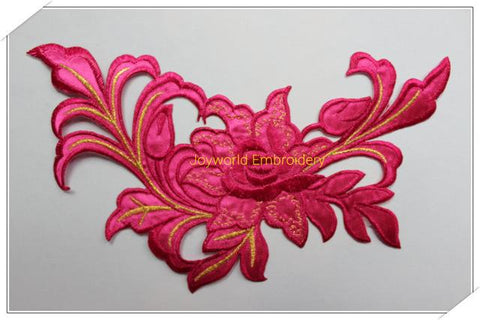 3D Flower Embroidery Iron On Patch