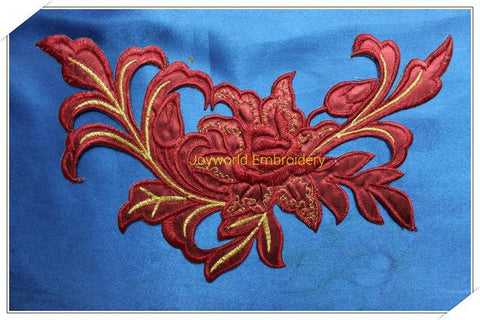 3D Flower Embroidery Iron On Patch