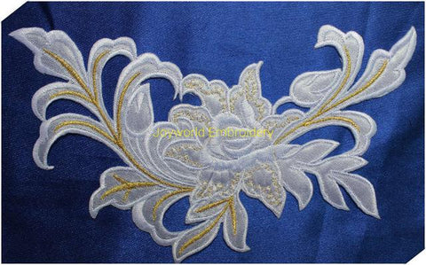 3D Flower Embroidery Iron On Patch